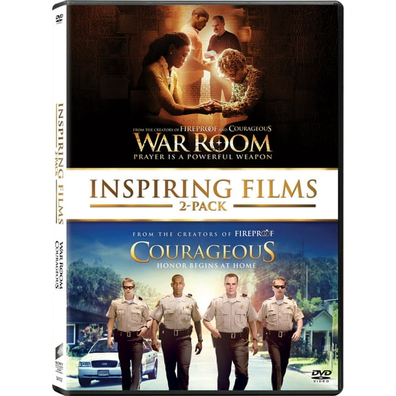 Courageous & War Room Double Feature (DVD) (Walmart Exclusive)