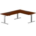 thumbnail image 1 of Corner Ryzer Standing Desk: FLT-05, DT-6030-DC, DA-01-Black, 1 of 8