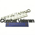 thumbnail image 6 of 2PCS Female Veteran Edition Car Emblems Metal Special Decal 3D Letters Bumper Badge Truck Stickers, Warrior Soldier 3D Sticker, Car Accessories for Vehicle, SUV, Door Decoration (Sliver/Black), 6 of 6