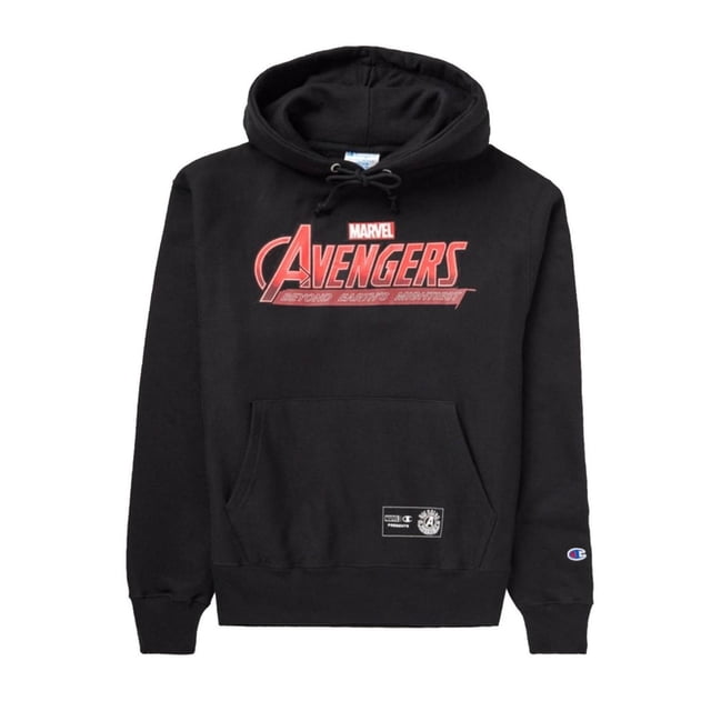 Sudadera Champion Reverse Avengers para Hombre. GF68-592514-003 negro XL
