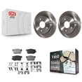 thumbnail image 1 of Transit Auto Rear Disc Brake Rotors and Ceramic Pads Kit for Car 1997-2001 Honda Prelude K8T-101833, 1 of 11