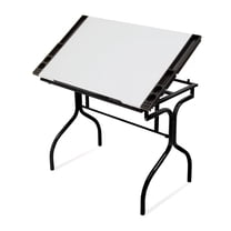 Studio Designs Folding Craft Station - White with Black Base