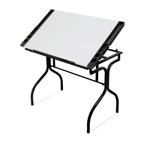 Studio Designs Folding Craft Station - White with Black Base