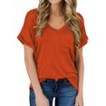 thumbnail image 1 of T-shirt à Manches Courtes et Col Rond pour Femmes, 1 of 3