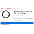 thumbnail image 2 of Thermostat Gasket - Compatible with 1983 - 1985 Ford Ranger 1984, 2 of 2