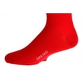 thumbnail image 2 of Sierra Socks Men's Crew Cotton Solid Vibrant Colorful Seamless Toe Socks 3 Pair Pack (Yellow/Red/Turquoise), 2 of 6