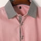 thumbnail image 4 of Mens Manga Corta Botón Abajo Camisas Bolsillo de Cuello Turndown de Negocios, Moda Algodón/Blusa de Mezcla de Lino, 4 of 8