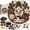 B, variant on DIY Christmas Wreath Assembly Kit,3D Fabric Poke Wreath Craft Set for Adults,Beginners,Handmade Holiday Door Wall Decor,12.6 Inch(Santa)