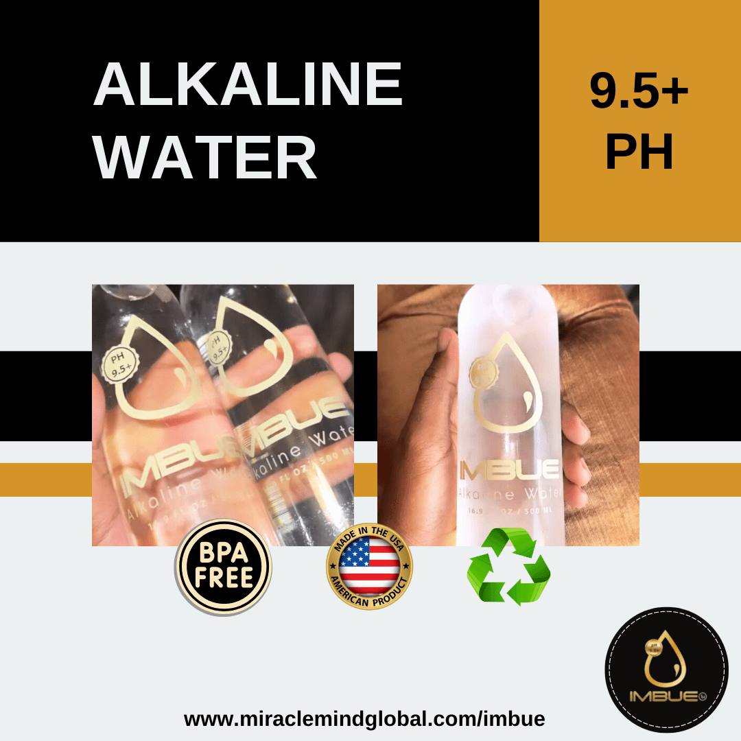 24 Pack - 500 ml Imbue Alkaline Water