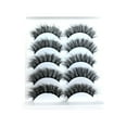 thumbnail image 1 of Pestañas con volumen y ligeras, pares, estilo visón, multipack de pestañas, 10 pares de pestañas postizas de visón, pestañas dramáticas de visón, 8D, 1 of 7
