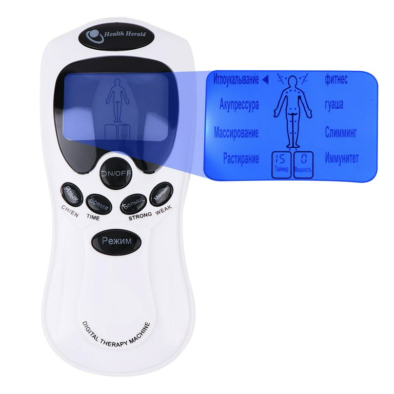 4-Mode Electric Muscle Ems Acupuncture Face Body Massager Digital Therapy Herald Massage Tool Electrostimulator - Walmart.com