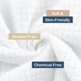 thumbnail image 6 of Ourmed Life 50Ct Dry Face Towels Disposable 10"×12" Facial Washcloths Cleansing Wipes Lint‑Free Sensitive‑Skin Safe, 6 of 9