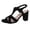 B, variant on Rokment Black High Heels Dressy Sandals for Women Ladies 2026 Summer Fashion Casual Suede Open Pointed Toe Chunky Block Heeled Ankle Strap Strappy Dress Sandals A Size 6