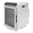 thumbnail image 2 of 800W Food Dehydrator Machine Fruit Vegetable Dry Machine 12 Grid Trays 30-90°C, 2 of 14