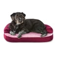 thumbnail image 2 of Vibrant Life Small Round Corner Sofa Style Dog Bed, Red, 23" x 28", 2 of 6