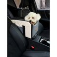 thumbnail image 1 of 1pc Dual-Color Pet Car Seat With Armrest Suitable For Small Pets To Boost Safety And Comfort In The Middle, Perfect For Traveling In Cars, Trucks, And, 1 of 5