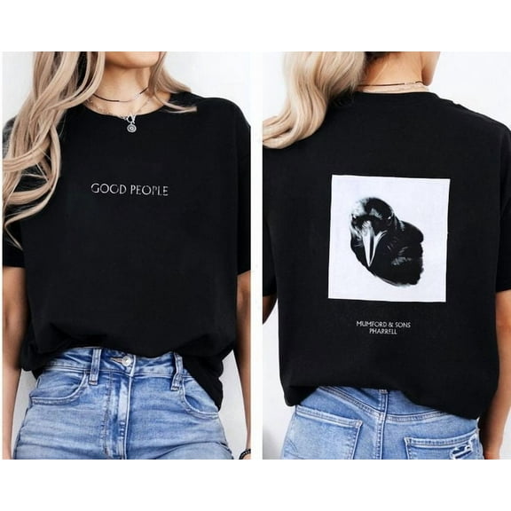 Mumford & Sons x Pha.rrell Good People Washed Black Unisex, Sizes S-5XL, Tbun