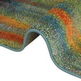 thumbnail image 5 of Unique Loom Amber Lyon Rug Multi/Blue 4' 1" x 6' 1" Rectangle Abstract Contemporary Perfect For Living Room Bed Room Dining Room Office, 5 of 7