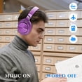 thumbnail image 4 of Srhythm NC75 Pro Noise Cancelling Headphones Wireless Bluetooth 5.0, Fast Charge over-Ear Lightweight Headset with Microphones,Mega Bass 40+ Hours’ Playtime, 4 of 8