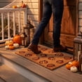 thumbnail image 2 of Way To Celebrate Pumpkin Halloween Coir Doormat, 18 in x 30 in, 2 of 6