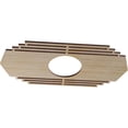 thumbnail image 2 of Ekena Millwork 18"W x 9"H x 4 3/4"ID x 1/4"T Chrysler Wood Fretwork Pierced Ceiling Medallion, Hickory, 2 of 3