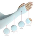 thumbnail image 3 of Arm Sleeves for Men & Women Protective Long Sleeves Tattoo Cover up Sleeves to Cover arm sleeves - blue, 3 of 5