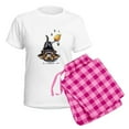 thumbnail image 5 of CafePress - Bee Yorkie Lover Women's Light Pajamas - Women's Short Sleeve Print T-Shirt and Pants Light Cotton Pajama Set, 5 of 7