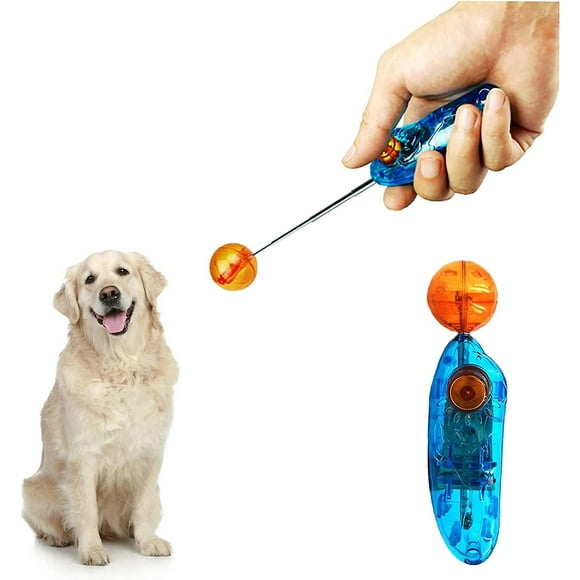 Dog Training Clickers, Pet Training Clicker With Retractable Target Stick, Training Click Stick For Pet Bird Training