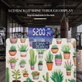 thumbnail image 3 of High Precision Body Weight Scale Smart Bathroom Scales with Large LCD Display(400lbs),Decorative for Bedroom-Various Cacti And Succulents In Colorful Pots, 3 of 4