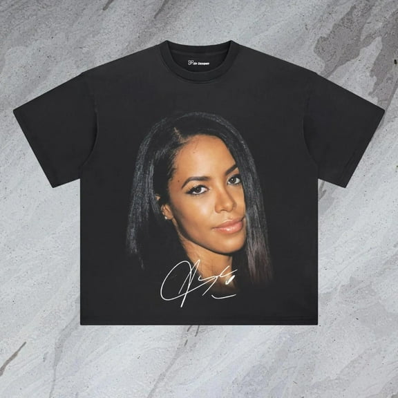 Aaliyah Big Head Tee Shirt Unisex
