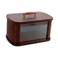 thumbnail image 2 of Caja de pan para encimera de cocina Caja de regalo para dama de honor Contenedor de almacenamiento de pan para marrón 345 cm, 2 of 9