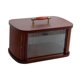 thumbnail image 2 of Caja de pan de madera, contenedor para almacenar pan, contenedor multiusos retro para almacenar alimentos. marrón 345 cm, 2 of 9