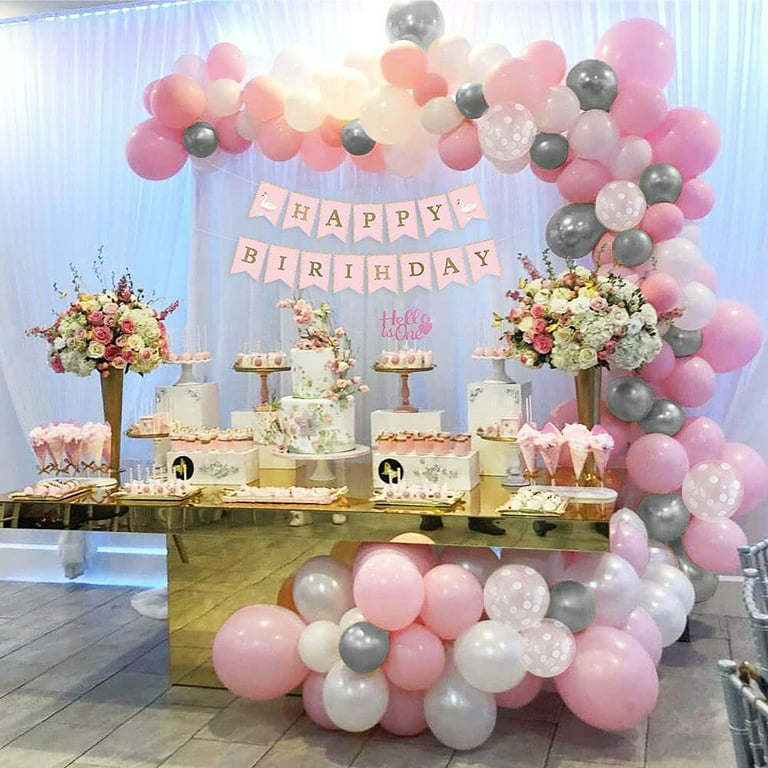 1st Birthday Party Sign First Birthday Party Decorations Pink and