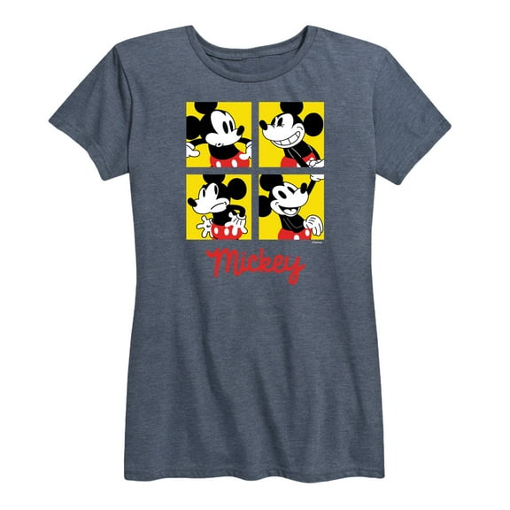 Mickey & Friends - Mickey Grid - Women's Short Sleeve Graphic T-Shirt