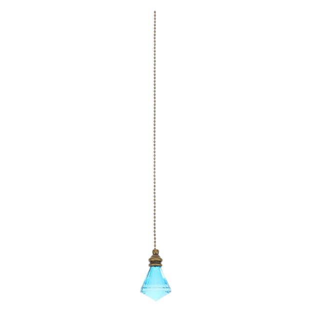 MasteelfCA Pull Chain Extender Glass Charm Extension Fan Light Pull Chain Replacement