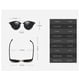 thumbnail image 4 of Gafas de sol polarizadas redondas de doble puente para hombre y mujer, con protección UV400., 4 of 5