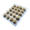 thumbnail image 3 of 20 Pack Artificial Miniature Model Grass Tuft Static Grass Bushy Tufts Nylon for Train Railway Landscape Handcraft, 3 of 8