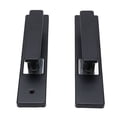 thumbnail image 1 of Keyed Entry Door Lock Lever, Matte Black Interior Entry Door Handle with Lock and Key, Silent Aluminum Alloy, Fluently Open and Close, 1 of 7