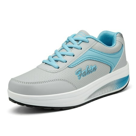 

Women s Platform Lightweight Sneakers Casual Soft Sole Lace Up Running Shoes Women s Footwear