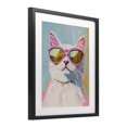 thumbnail image 2 of Stupell Industries Eclectic Cool Cat in Sunglasses Black Framed Print Under Glass, 17 x 21, by The Prints Vibe, 2 of 8