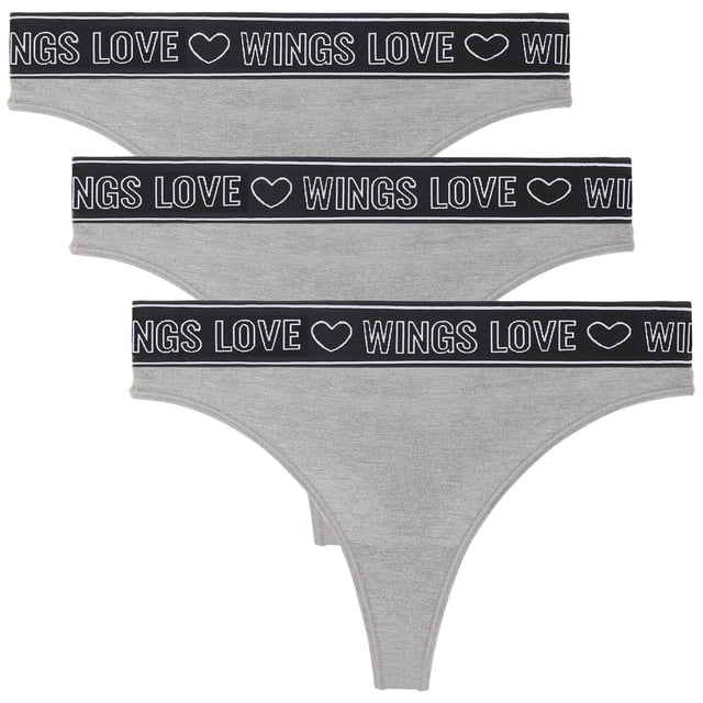 Wingslove Culottes Tangas Confortables pour Femmes, Lot de 3 G-Strings