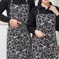 thumbnail image 3 of Wweixi Wide Application Kitchen Apron With Antifouling Properties Made With Polyester-cotton Kitchen Aprons red, 3 of 6