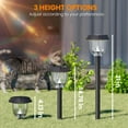 thumbnail image 2 of Luces solares para exteriores AOSEA, paquete de 10, LED IP65, impermeables y cálidas, 2 of 7