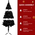 thumbnail image 4 of Árbol de Navidad Adiwiid Halloween negro 150 cm PVC, 4 of 7