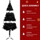thumbnail image 4 of Árbol de Navidad Adiwiid Halloween negro 150 cm PVC, 4 of 7