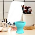 thumbnail image 4 of Gzwccvsn Silicone Brush Cleaner Mat, Easy Hold Makeup Cleaning Brush Bowl, Portable Cosmetic Brush Cleaners Tools For All Size Beauty Make Up Brushes, 4 of 5