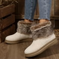 thumbnail image 6 of Tao Tao Womens Patty Cold Weather Snow Boot Warm Lined Winter Boots Faux Fur Beige 43, 6 of 9