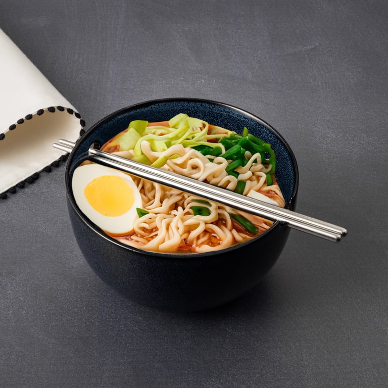 Thyme & Table Atlantic Collection 2 Pack Ramen Bowl Set with