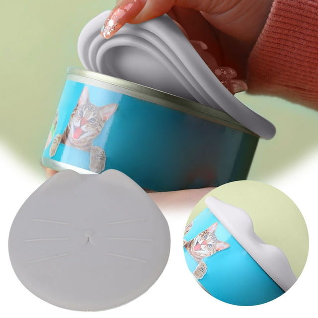 Couvercle de Boîte Alimentaire en Silicone Universel Réutilisable Hermétique pour Contenants Humides pour Animaux Design Étanche Maintient la Fraîcheur Facile à Nettoyer Durable Flexible Longue Durée
