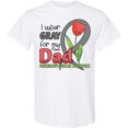 thumbnail image 3 of Inktastic I Wear Gray for My Dad Parkinsons Disease Awareness with Tulip T-Shirt, 3 of 5